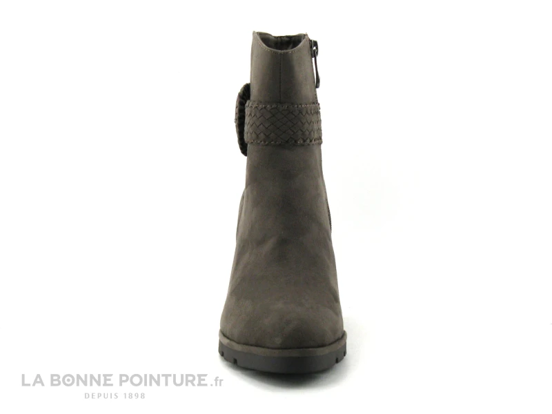 Marco Tozzi 2-25841-27 Pepper - Boots Marron Talon Haut - Bride Tressee 4 Marco Tozzi 2-25841-27 Pepper - Boots Marron Talon Haut - Bride Tressee – Image 2