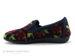 Semelflex VIRGINIA Marine - Roses Rouges - Chausson Femme -Réduits Chaussures Magasin cd24607c73b9e66c561f35ea11d5d5ef img 4121.jpg 164906