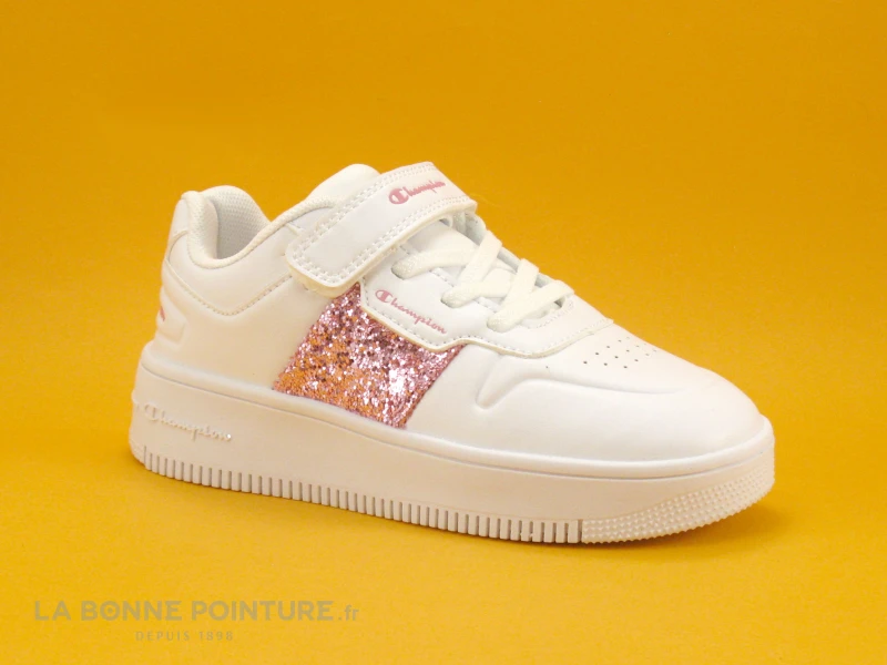 Champion REBOUND Platform Spark S32612 - Basket Fille Blanche Et Rose 3 Champion REBOUND Platform Spark S32612 - Basket Fille Blanche Et Rose