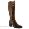 Marco Tozzi 2-25509-27 - Chestnut Croco - Botte Femme Talon Haut