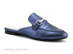 Marco Tozzi 2-27300-22 Navy Metallic - Sabot Mode Femme