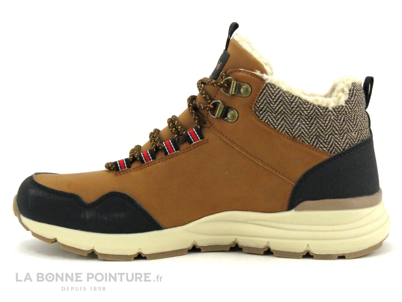 Route 66 PILOTI Camel Noir - Chaussure Montante Homme 5 Route 66 PILOTI Camel Noir - Chaussure Montante Homme – Image 3