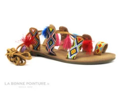 The Divine Factory TDF 2982 Camel - Tong Lacet Multicolore