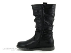 Wipop DUCLAIR Noir - Botte Fille Noire Avec Tige Froncee -Réduits Chaussures Magasin cd24607c73b9e66c561f35ea11d5d5ef img 5151.jpg 177966
