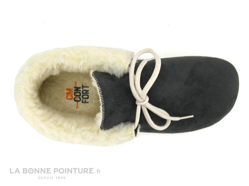 CM Confort Altymar 054 - 55375000 - Gris - Chausson Femme Fourre Avec Lacet 5 CM Confort Altymar 054 - 55375000 - Gris - Chausson Femme Fourre Avec Lacet – Image 3