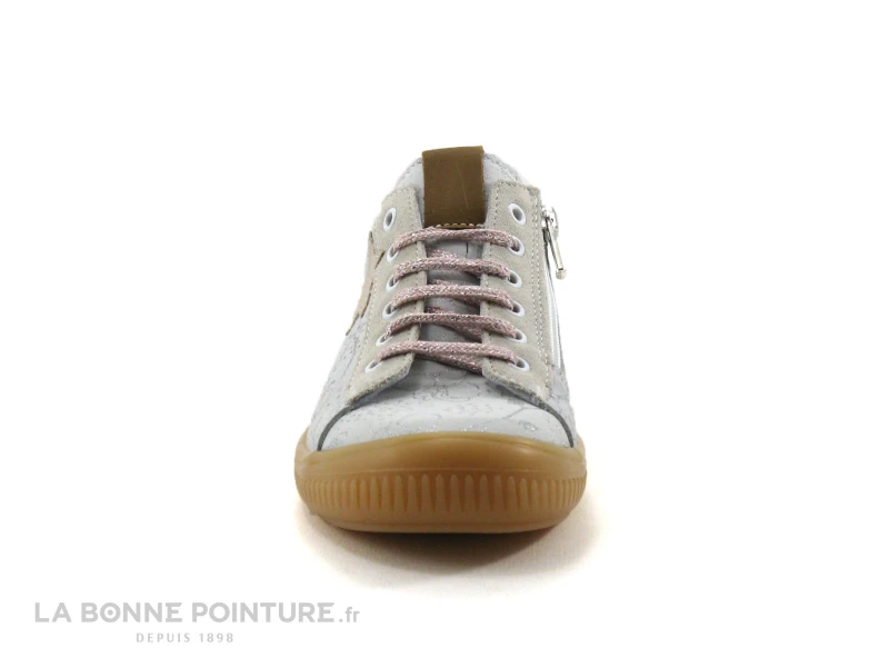 Bopy SANPAOLI Blanc - Etoile Rose - Basket Ville Fille 4 Bopy SANPAOLI Blanc - Etoile Rose - Basket Ville Fille – Image 2