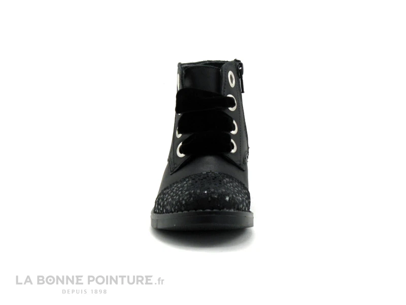 MKids MESALE MK2778D8IA - Noir - Lacet Velours - Boots Fille 4 MKids MESALE MK2778D8IA - Noir - Lacet Velours - Boots Fille – Image 2