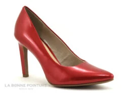 Nouveaux produits 23 Marco Tozzi 2-22415-20 Chili Metal - Rouge Verni Talon Escarpin