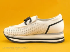 Softwaves CASSIE White Ice - Mocassin Compense - Chainette Noire -Réduits Chaussures Magasin cd24607c73b9e66c561f35ea11d5d5ef img 6119.jpg 179133