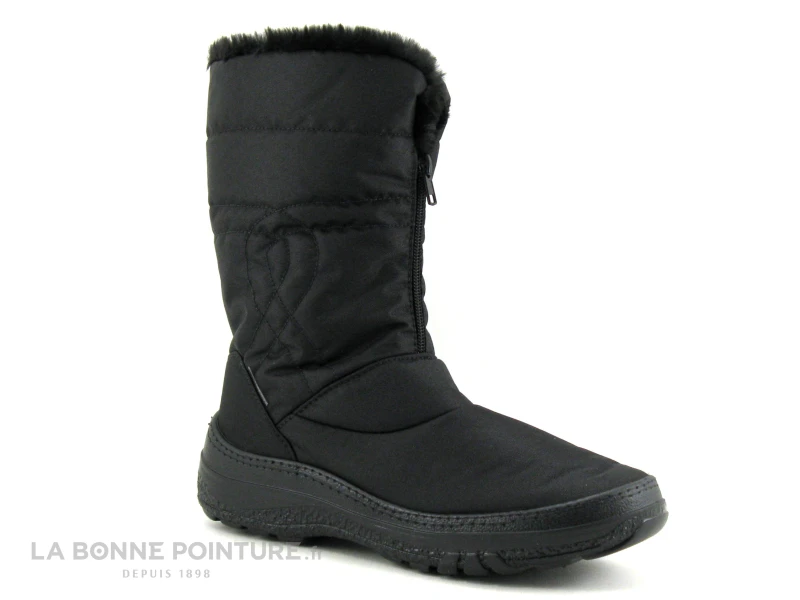 Antarctica 851 Noir - Botte Neige Femme Avec Zip Devant 7 Antarctica 851 Noir - Botte Neige Femme Avec Zip Devant – Image 5