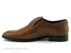 Franzini 3044B - Chaussure Habillee Homme Marron Clair - Lacet Bleu -Réduits Chaussures Magasin cd24607c73b9e66c561f35ea11d5d5ef img 6193.jpg 179044