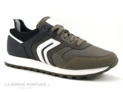 Geox U25CPA PONENTE - Marron - Bleu Marine - Basket Ville Homme