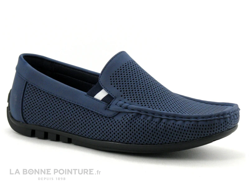 Moza-X B224460 Navy - Mocassin Souple Homme 3 Moza-X B224460 Navy - Mocassin Souple Homme