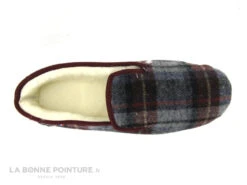 Airplum POLAINE Bordeaux Gris - Chausson Homme Fourre Laine -Réduits Chaussures Magasin cd24607c73b9e66c561f35ea11d5d5ef img 6500.jpg 155218