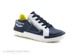 Ta Tribu VARIAM Navy - Basket Ville Enfant - Bleu Marine Blanc