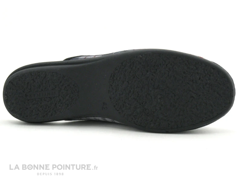 Semelflex MICKAEL Gris - Carreaux - Pantoufle Mule Homme 8 Semelflex MICKAEL Gris - Carreaux - Pantoufle Mule Homme – Image 6