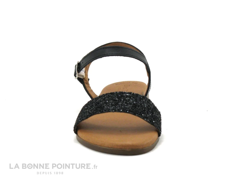 Eva Frutos 7190 Negro Glitter Negro Nu-pieds 4 Eva Frutos 7190 Negro Glitter Negro Nu-pieds – Image 2