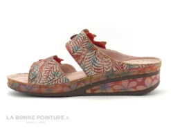 Laura Vita JACDISO 06 Rouge - Brides Avec Fleurs - Mule Femme -Réduits Chaussures Magasin cd24607c73b9e66c561f35ea11d5d5ef img 7231.jpg 168346