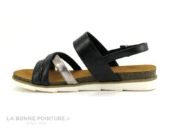 Marco Tozzi 2-28410-20 Noir Argent - Sandale Plate Femme 11 Marco Tozzi 2-28410-20 Noir Argent - Sandale Plate Femme -Réduits Chaussures Magasin cd24607c73b9e66c561f35ea11d5d5ef img 7292.jpg 180526