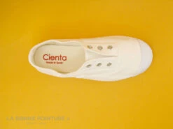 Cienta 7099705 Blanc - Basket Toile Enfant Sans Lacet -Réduits Chaussures Magasin cd24607c73b9e66c561f35ea11d5d5ef img 7551.jpg 168994