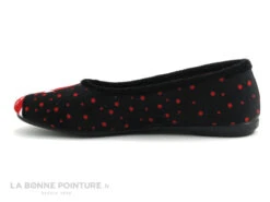Ouf Tempo COMINO Noir Rouge - Audrey Hepburn - Pantoufle Ballerine -Réduits Chaussures Magasin cd24607c73b9e66c561f35ea11d5d5ef img 7675.jpg 137224