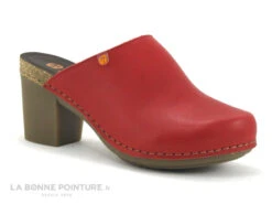 Jungla 7855 Rojo - Sabot Femme Cuir Rouge - Talon Haut -Réduits Chaussures Magasin cd24607c73b9e66c561f35ea11d5d5ef img 7783.jpg 168892