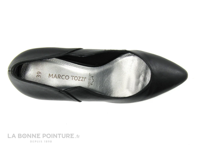 Marco Tozzi 2-22406-26 Black - Escarpin Pointu Noir - Talon Haut 8 Marco Tozzi 2-22406-26 Black - Escarpin Pointu Noir - Talon Haut – Image 6
