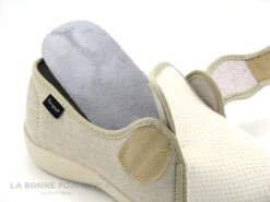 Fargeot UNIFIK Beige - Chausson Femme Avec Bride A Scratch -Réduits Chaussures Magasin cd24607c73b9e66c561f35ea11d5d5ef img 8136.jpg 181450