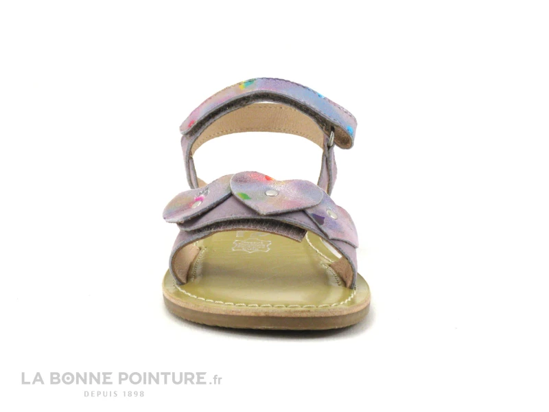 Wipop PRAGA Lilas - Sandale Fille Avec Scratch - Violet - 3 Coeurs 4 Wipop PRAGA Lilas - Sandale Fille Avec Scratch - Violet - 3 Coeurs – Image 2