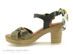 Good Step 3114-L46 Dromix Kaki - Foulard - Sandale Talon Haut -Réduits Chaussures Magasin cd24607c73b9e66c561f35ea11d5d5ef img 8501.jpg 169825