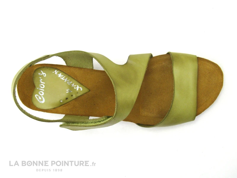 Xapatan 1088 Pistache - Sandale Femme Cuir Vert - Petit Talon 7 Xapatan 1088 Pistache - Sandale Femme Cuir Vert - Petit Talon – Image 5