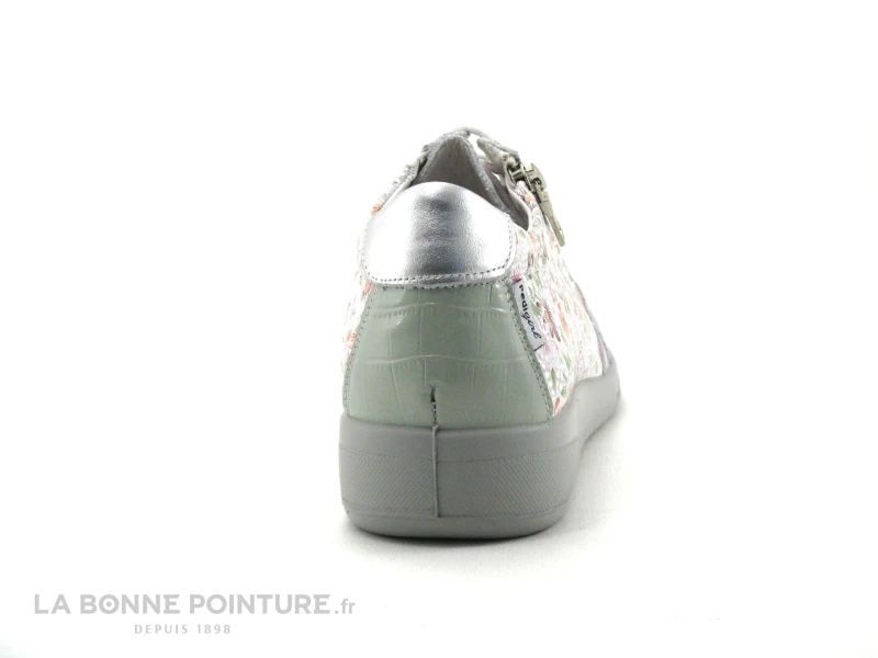 Pedi Girl ALET AMO Argent - Amande - Fleuri - Basket Compensee Femme 6 Pedi Girl ALET AMO Argent - Amande - Fleuri - Basket Compensee Femme – Image 4