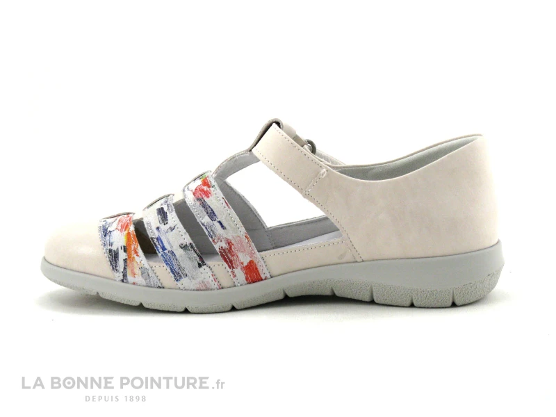 Suave OXFORD 6618T - Blanc Casse - Multicolore - Chaussure Ouverte 5 Suave OXFORD 6618T - Blanc Casse - Multicolore - Chaussure Ouverte – Image 3