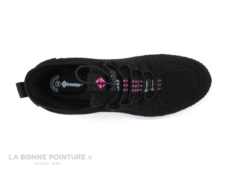 Streeter BRAIL Noir - Basket Slip On Femme - Maille Noire 8 Streeter BRAIL Noir - Basket Slip On Femme - Maille Noire – Image 6