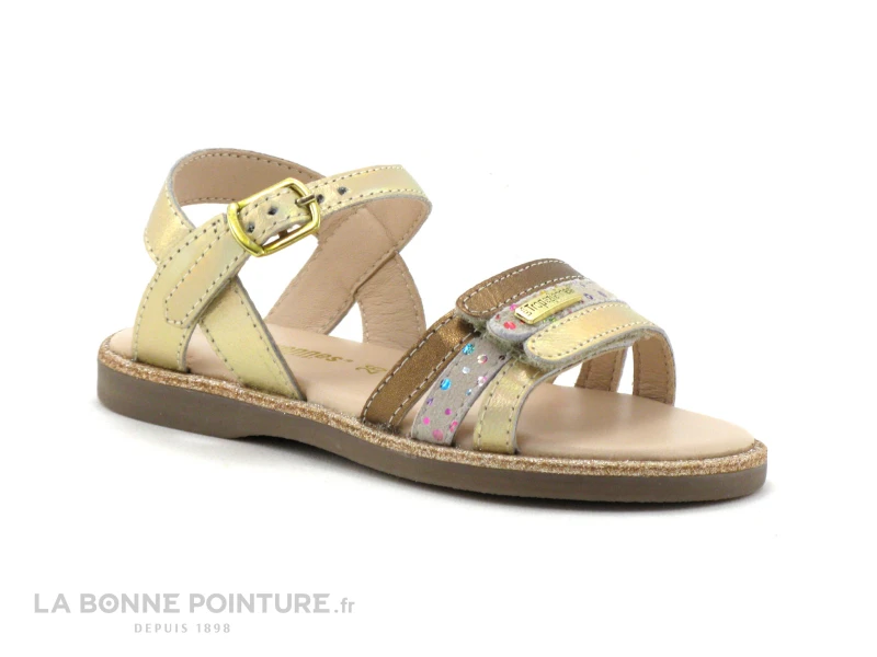 Tropeziennes IRIA Or Rose - 27345 - Sandale Fille 3 Tropeziennes IRIA Or Rose - 27345 - Sandale Fille