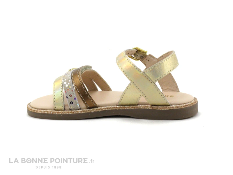 Tropeziennes IRIA Or Rose - 27345 - Sandale Fille 5 Tropeziennes IRIA Or Rose - 27345 - Sandale Fille – Image 3