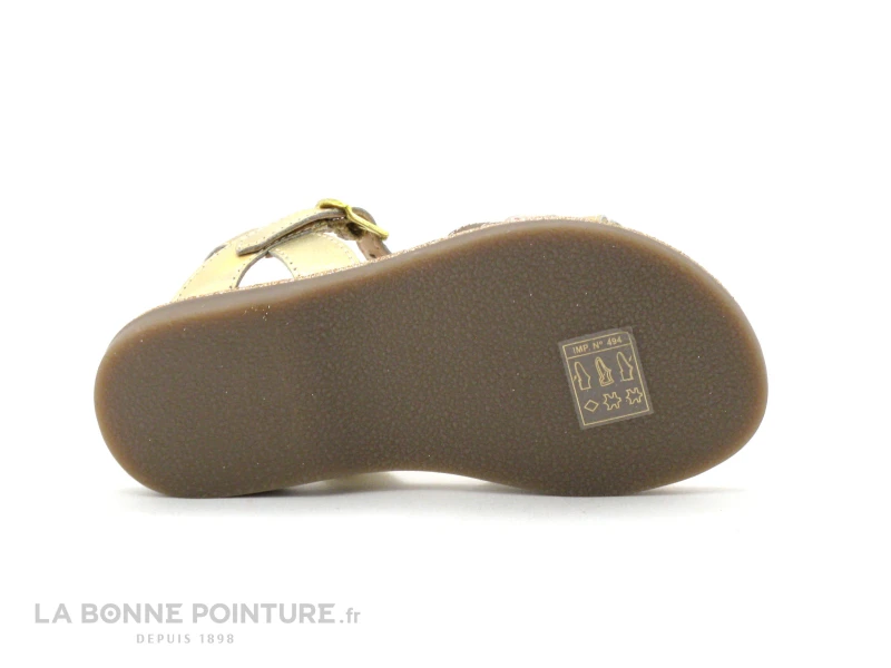 Tropeziennes IRIA Or Rose - 27345 - Sandale Fille 9 Tropeziennes IRIA Or Rose - 27345 - Sandale Fille – Image 7