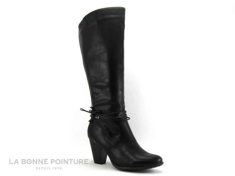 Dees Shoes CASTINA Noir - Botte Noire Talon Haut 3 Dees Shoes CASTINA Noir - Botte Noire Talon Haut