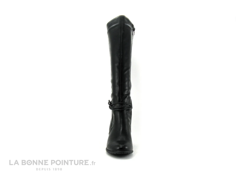 Dees Shoes CASTINA Noir - Botte Noire Talon Haut 4 Dees Shoes CASTINA Noir - Botte Noire Talon Haut – Image 2