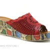 Karyoka GENI BIS Rouge - Semelle Compensee Serpent - Mule Femme -Réduits Chaussures Magasin cd24607c73b9e66c561f35ea11d5d5ef img 9374.jpg 159137