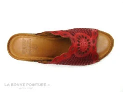 Karyoka GENI BIS Rouge - Semelle Compensee Serpent - Mule Femme -Réduits Chaussures Magasin cd24607c73b9e66c561f35ea11d5d5ef img 9379.jpg 159141