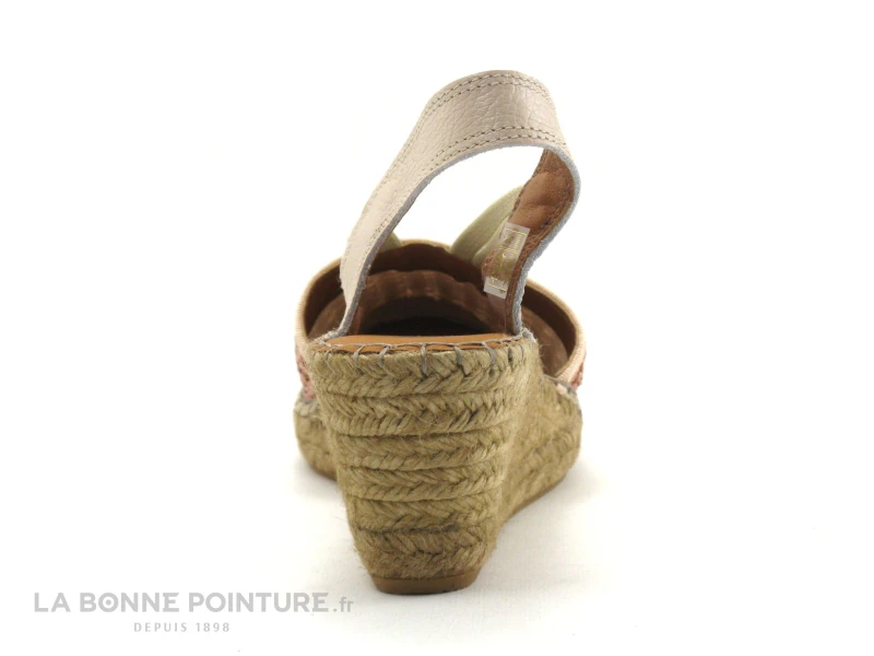 Fabiolas 307260 Nude - Espadrille Rose Talon Compense 6 Fabiolas 307260 Nude - Espadrille Rose Talon Compense – Image 4