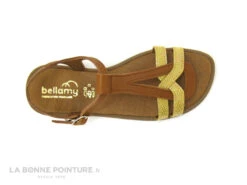 Bellamy TILOU Camel Jaune Dore - Sandale Fille -Réduits Chaussures Magasin cd24607c73b9e66c561f35ea11d5d5ef img 9950.jpg 159896
